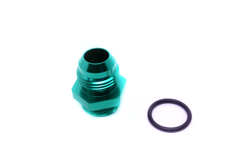 10AN to M22x1.5mm Short Body Adapter w/ O-Ring for Oil Coolers
