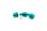 -04 AN 45 Degree Female Aluminum Hose End (PTFE)