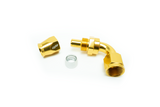 -08 AN 90 Degree Female Aluminum Hose End (PTFE)