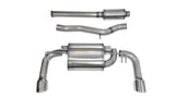 CORSA PERFORMANCE / SPORT SERIES / CAT-BACK EXHAUST SYSTEM / BLACK TIPS (14858BLK) *** MITSUBISHI LANCER EVOLUTION-X (2008-2015) 2.0L TURBO / EVO-X / EVO-10