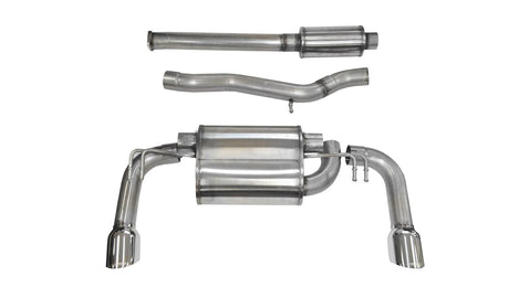 CORSA PERFORMANCE / SPORT SERIES / CAT-BACK EXHAUST SYSTEM / BLACK TIPS (14858BLK) *** MITSUBISHI LANCER EVOLUTION-X (2008-2015) 2.0L TURBO / EVO-X / EVO-10