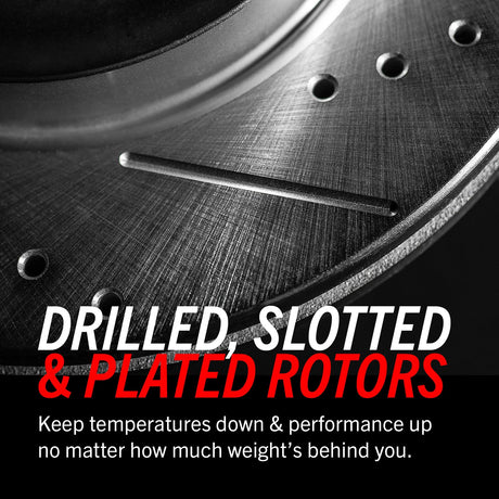 POWERSTOP / EVOLUTION SERIES / FRONT DRILLED AND SLOTTED BRAKE ROTOR / SOLD AS PAIRS (JBR1791XPR) *** KIA STINGER GT (2018-2023) 3.3L TURBO