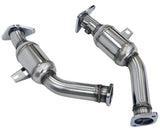 HKS / EXHAUST LOWER DOWN-PIPE / WITH 100 CELL HIGH-FLOW CATS (33006-KN001) *** INFINITI Q50 (2016-2024), INFINITI Q60 (2017-2022), NISSAN Z (2023-2026) 3.0L TWIN TURBO