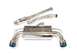 INVIDIA / Q300 DUAL EXIT / CAT-BACK EXHAUST SYSTEM / BURNT BLUE TIP (HS09MEXG3T) *** MITSUBISHI LANCER EVO-X (2008-2015) 2.0L TURBO