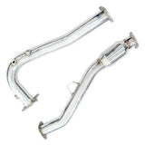 INVIDIA / EXHAUST J-PIPE WITH HIGH FLOW CAT / REAR LOCATION CATTED DOWN-PIPE (HS15SWMDOCB) *** SUBARU WRX (2015-2021) 2.0L TURBO / MANUAL TRANSMISSION