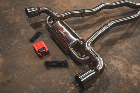 VALVETRONIC DESIGNS / VALVED SPORT EXHAUST SYSTEM (TOY.A90.VSES.BR) *** TOYOTA SUPRA (2020-2025) 3.0L TURBO / A90 / A91