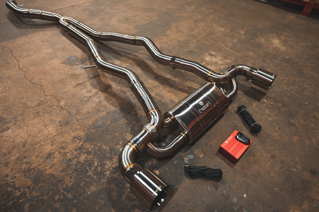 VALVETRONIC DESIGNS / VALVED SPORT EXHAUST SYSTEM (TOY.A90.VSES.BR) *** TOYOTA SUPRA (2020-2025) 3.0L TURBO / A90 / A91