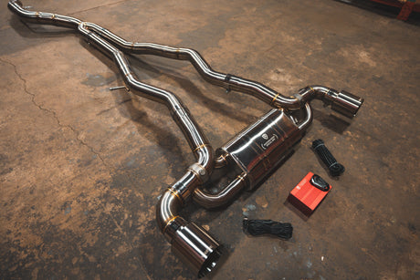 VALVETRONIC DESIGNS / VALVED SPORT EXHAUST SYSTEM (TOY.A90.VSES.BR) *** TOYOTA SUPRA (2020-2025) 3.0L TURBO / A90 / A91