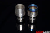 BOOST LOGIC / 4.00 INCH TITANIUM EXHAUST SYSTEM / WITHOUT VALVE CONTROL (BL-02010910) *** NISSAN GTR (2009-2024) R35