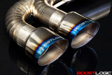 BOOST LOGIC / 4.00 INCH TITANIUM EXHAUST SYSTEM / WITHOUT VALVE CONTROL (BL-02010910) *** NISSAN GTR (2009-2024) R35