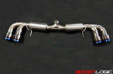 BOOST LOGIC / 4.00 INCH TITANIUM EXHAUST SYSTEM / WITHOUT VALVE CONTROL (BL-02010910) *** NISSAN GTR (2009-2024) R35