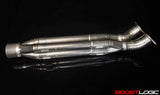 BOOST LOGIC / 4.00 INCH TITANIUM EXHAUST SYSTEM / WITHOUT VALVE CONTROL (BL-02010910) *** NISSAN GTR (2009-2024) R35
