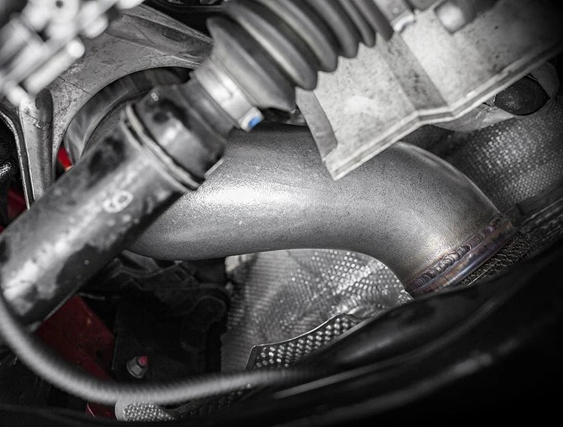 INTEGRATED ENGINEERING / DOWN-PIPE WITH 200 CELL HIGH-FLOW CAT (IEEXCI3) *** AUDI A3 / 8V (2015-2021), VOLKSWAGEN GOLF / GOLF GTI / JETTA GLI / MK7 / MK7.5 (2015-2021) *** 1.8T / 2.0T / FWD ENGINE