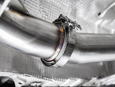 INTEGRATED ENGINEERING / DOWN-PIPE WITH 200 CELL HIGH-FLOW CAT (IEEXCI3) *** AUDI A3 / 8V (2015-2021), VOLKSWAGEN GOLF / GOLF GTI / JETTA GLI / MK7 / MK7.5 (2015-2021) *** 1.8T / 2.0T / FWD ENGINE