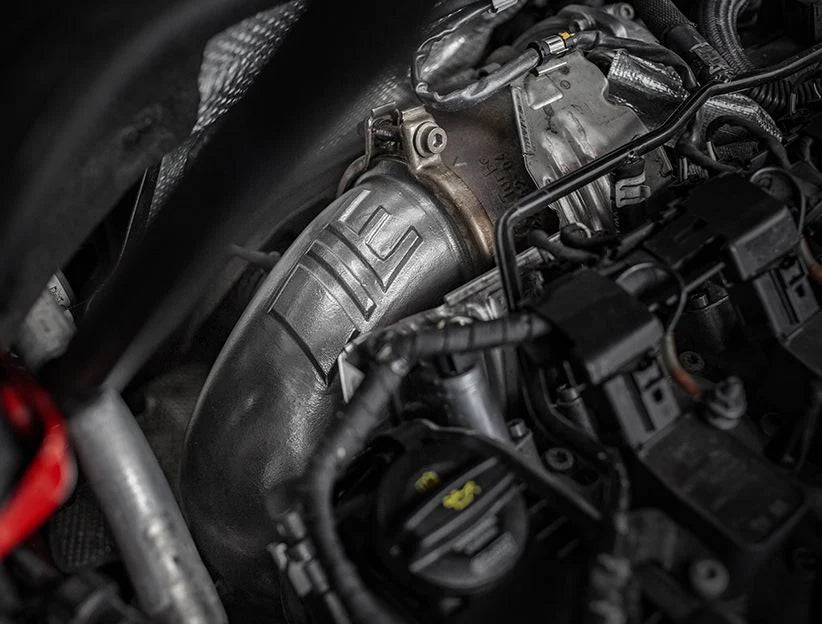 INTEGRATED ENGINEERING / DOWN-PIPE WITH 200 CELL HIGH-FLOW CAT (IEEXCI3) *** AUDI A3 / 8V (2015-2021), VOLKSWAGEN GOLF / GOLF GTI / JETTA GLI / MK7 / MK7.5 (2015-2021) *** 1.8T / 2.0T / FWD ENGINE