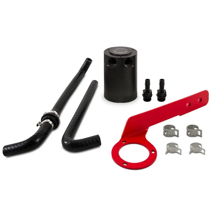 MISHIMOTO / BAFFLED OIL CATCH CAN SYSTEM / RED COLOR (MMBCC-ACRD20-18PBERD) *** HONDA ACCORD (2018-2022) 2.0L TURBO