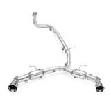 MISHIMOTO / CAT-BACK EXHAUST SYSTEM / DUAL POLISHED TIPS (MMEXH-CAM4-16DTPP) *** CHEVROLET CAMARO (2016-2023) 2.0L TURBO