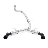 MISHIMOTO / CAT-BACK EXHAUST SYSTEM / DUAL BLACK TIPS (MMEXH-CAM4-16DTPBK) *** CHEVROLET CAMARO (2016-2023) 2.0L TURBO
