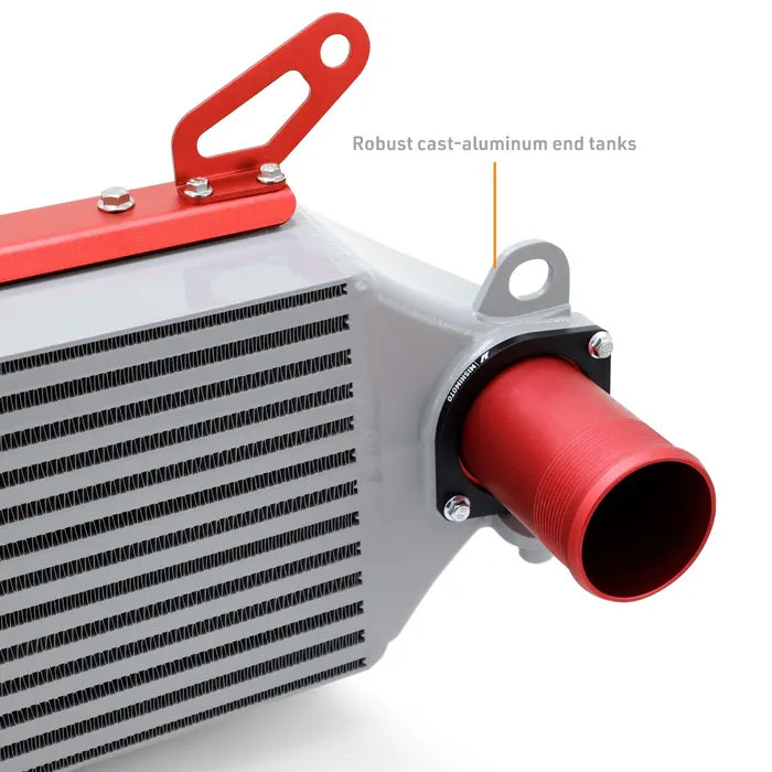 MISHIMOTO / FRONT MOUNT INTERCOOLER KIT / SILVER COLOR / BLACK PIPING (MMINT-GRC-23KSLBK) *** TOYOTA GR COROLLA (2023-2025) 1.6L TURBO