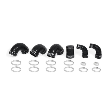 MISHIMOTO / FRONT MOUNT INTERCOOLER KIT / SILVER CORE WITH BLACK CHARGE-PIPES (MMINT-STNGR-18SL) *** KIA STINGER GT (2018-2023) 3.3L TWIN TURBO