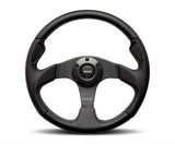 MOMO / JET CARBON FIBER / 320 MM STEERING WHEEL / BLACK LEATHER / BLACK SPOKE (JET32BK0B)