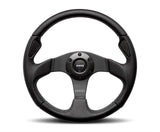 MOMO / JET CARBON FIBER / 350 MM STEERING WHEEL / BLACK LEATHER / BLACK SPOKE (JET35BK0B)