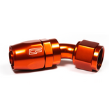 -04 AN 45 Degree Female Aluminum Hose End (PTFE)