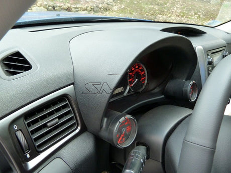 SMY PERFORMANCE / DUAL POD / GAUGE CLUSTER BEZEL (SMY-CLSTR-11) *** SUBARU WRX / WRX STI (2011-2014)