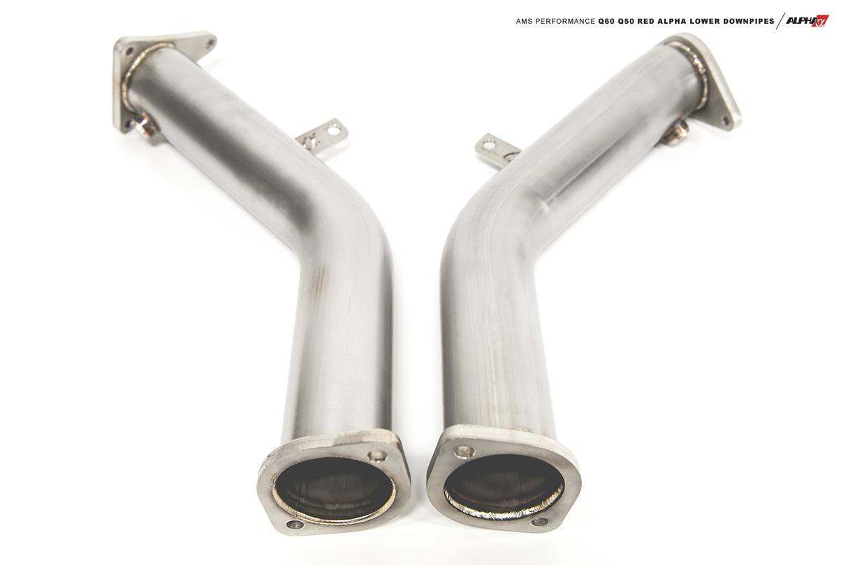 AMS PERFORMANCE / EXHAUST LOWER DOWN-PIPE / RACE SPEC / NOT STREET LEGAL (ALP.28.05.0001-1) *** INFINITI Q50 (2016-2024), INFINITI Q60 (2017-2022), NISSAN Z (2023-2026) 3.0L TWIN TURBO