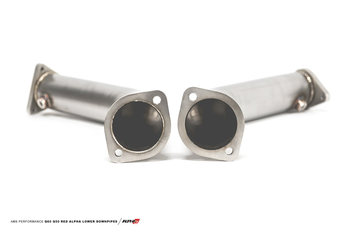 AMS PERFORMANCE / EXHAUST LOWER DOWN-PIPE / RACE SPEC / NOT STREET LEGAL (ALP.28.05.0001-1) *** INFINITI Q50 (2016-2024), INFINITI Q60 (2017-2022), NISSAN Z (2023-2026) 3.0L TWIN TURBO