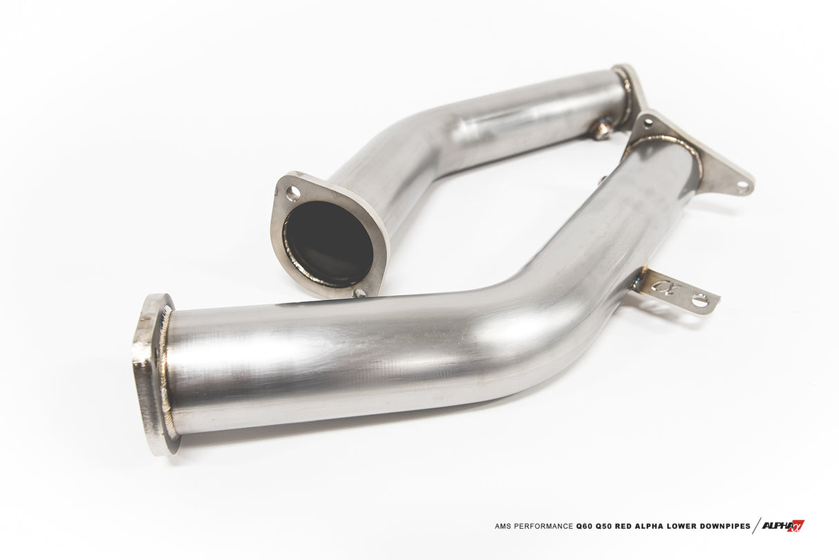 AMS PERFORMANCE / EXHAUST LOWER DOWN-PIPE / RACE SPEC / NOT STREET LEGAL (ALP.28.05.0001-1) *** INFINITI Q50 (2016-2024), INFINITI Q60 (2017-2022), NISSAN Z (2023-2026) 3.0L TWIN TURBO