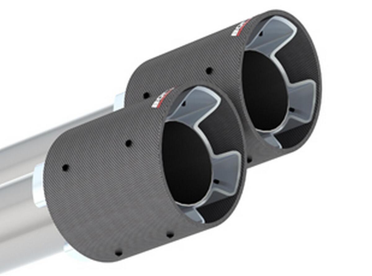 BORLA / CARBON FIBER EXHAUST TIPS (20165) *** KIA STINGER GT (2018-2020) 3.3L TWIN TURBO