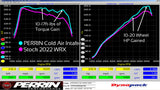 PERRIN / COLD AIR INTAKE SYSTEM / RED PIPING (PSP-INT-327RD) *** SUBARU WRX (2022-2026) VB / 2.4L TURBO