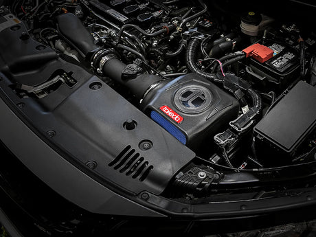 AFE / TAKEDA MOMENTUM / COLD AIR INTAKE SYSTEM / PRO-5R OILED FILTER (TM-1026B-R) *** HONDA CIVIC SI (2017-2021) 1.5L TURBO