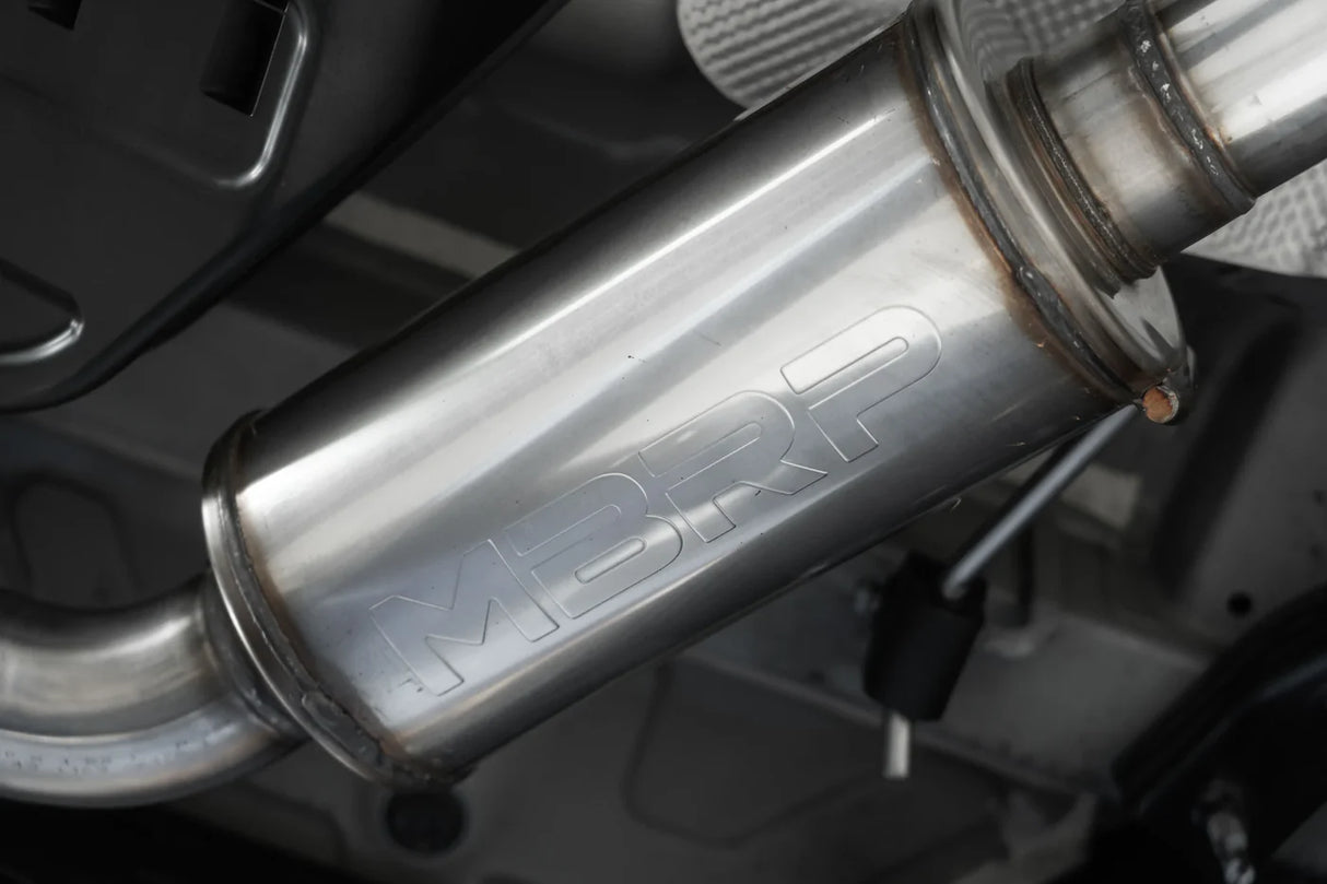 MBRP / CAT-BACK EXHAUST SYSTEM / CARBON FIBER TIPS (S47103CF) *** HYUNDAI ELANTRA-N (2022-2026) 2.0L TURBO
